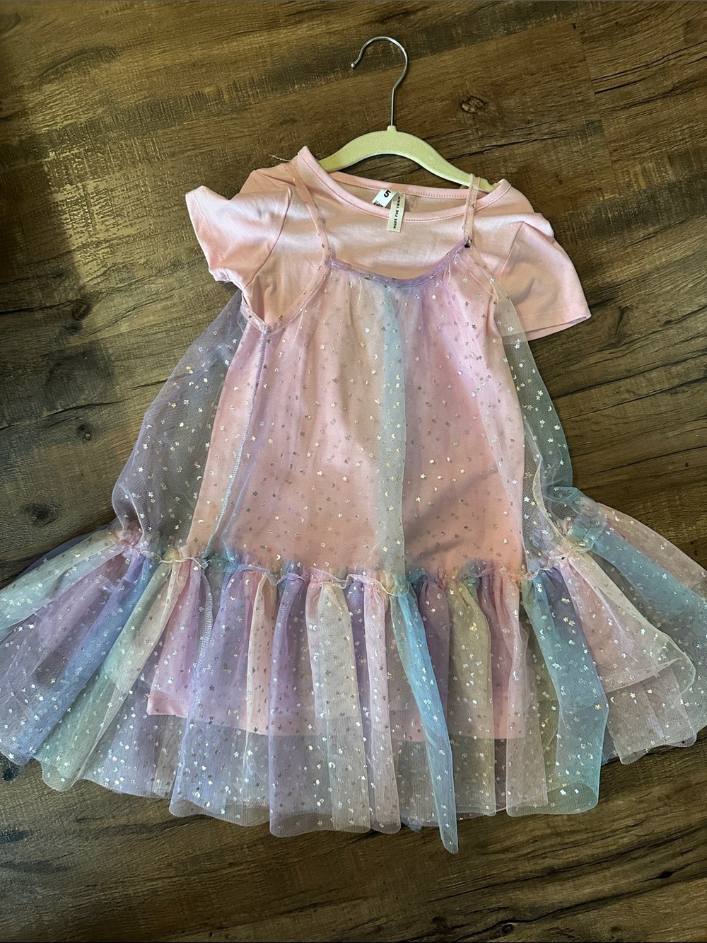 Cotton On Kids Pink Pastel Tulle Dress